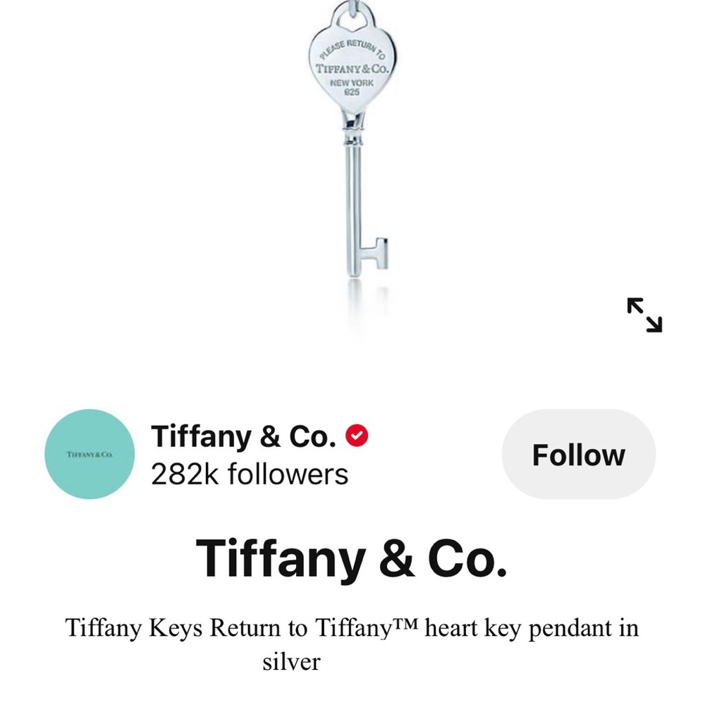 Tiffany&Co Return to Tiffany Heart Shaped Pendent